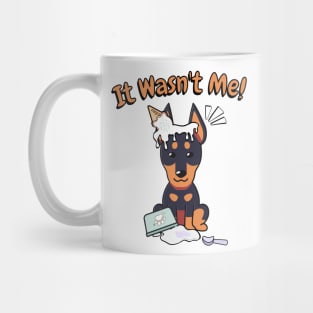 Funny alsatian got caught stealing ice cream Mug